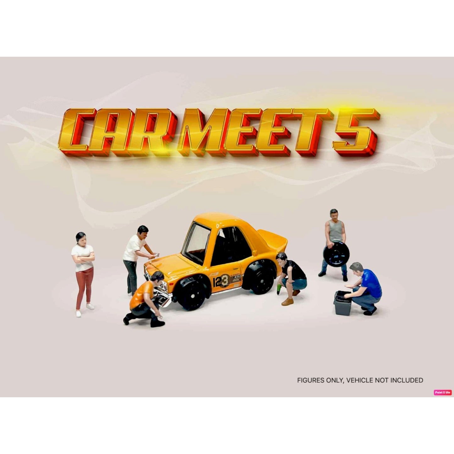 American Diorama  - Pre-Order - Car Meet 5, Figuren Set - AD-2432