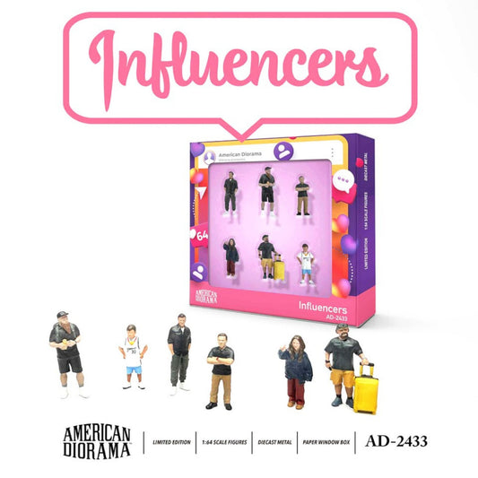 American Diorama  - Pre-Order - Influencers, Figuren Set - AD-2433