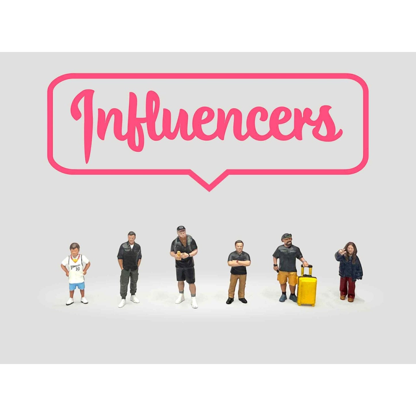 American Diorama  - Pre-Order - Influencers, Figuren Set - AD-2433