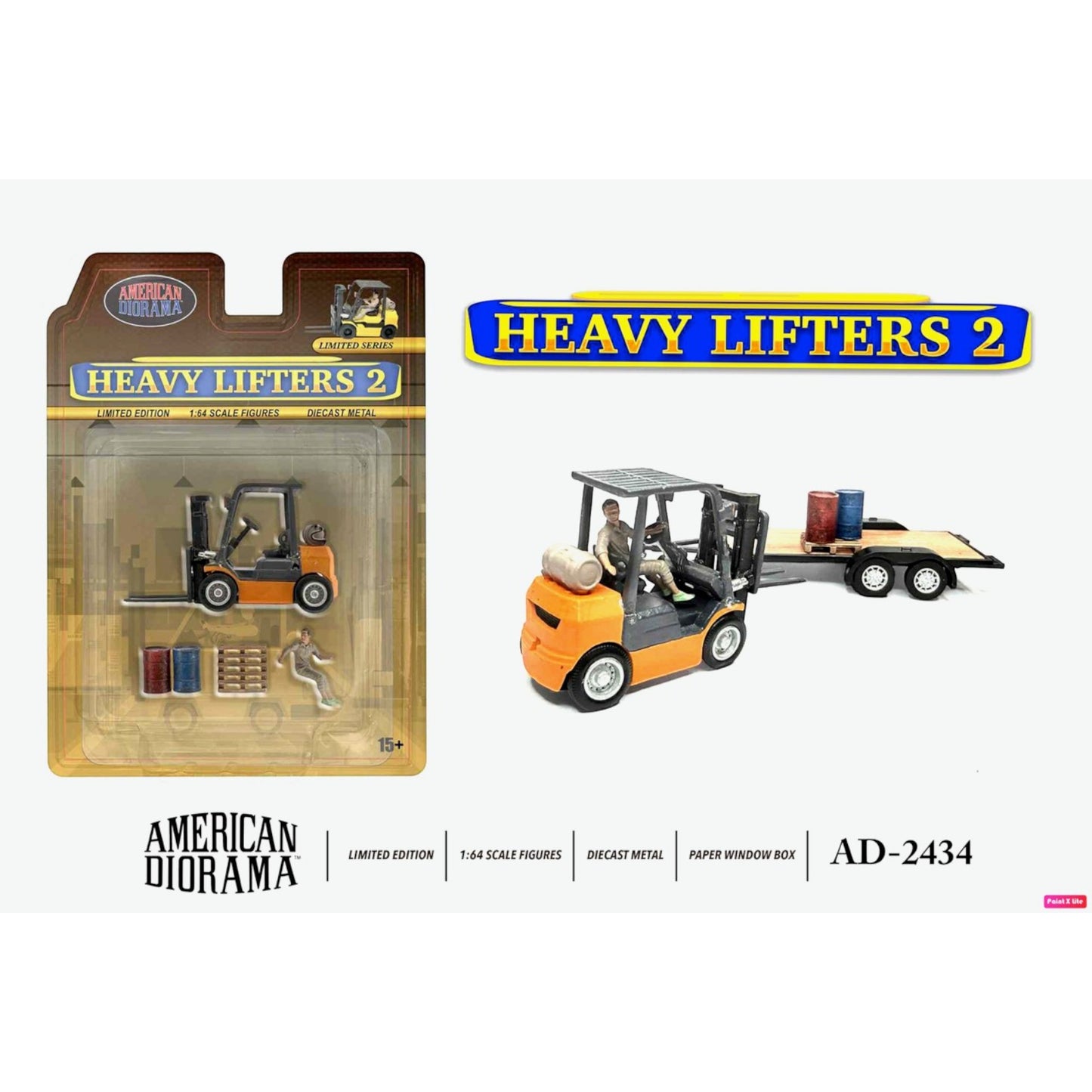 American Diorama  - Pre-Order - Heavy Lifters 2, Figuren Set - AD-2434