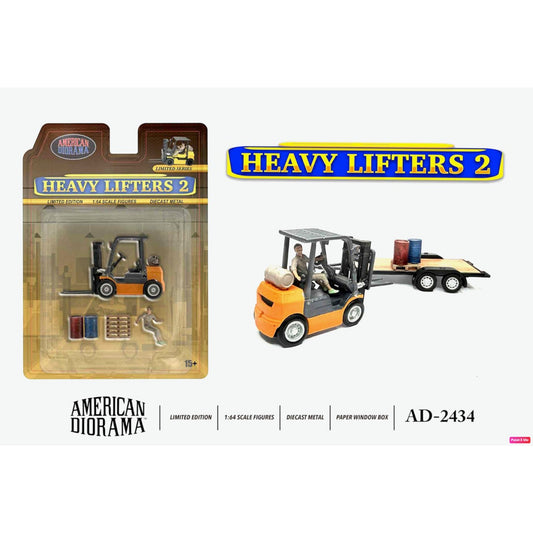 American Diorama  - Pre-Order - Heavy Lifters 2, Figuren Set - AD-2434
