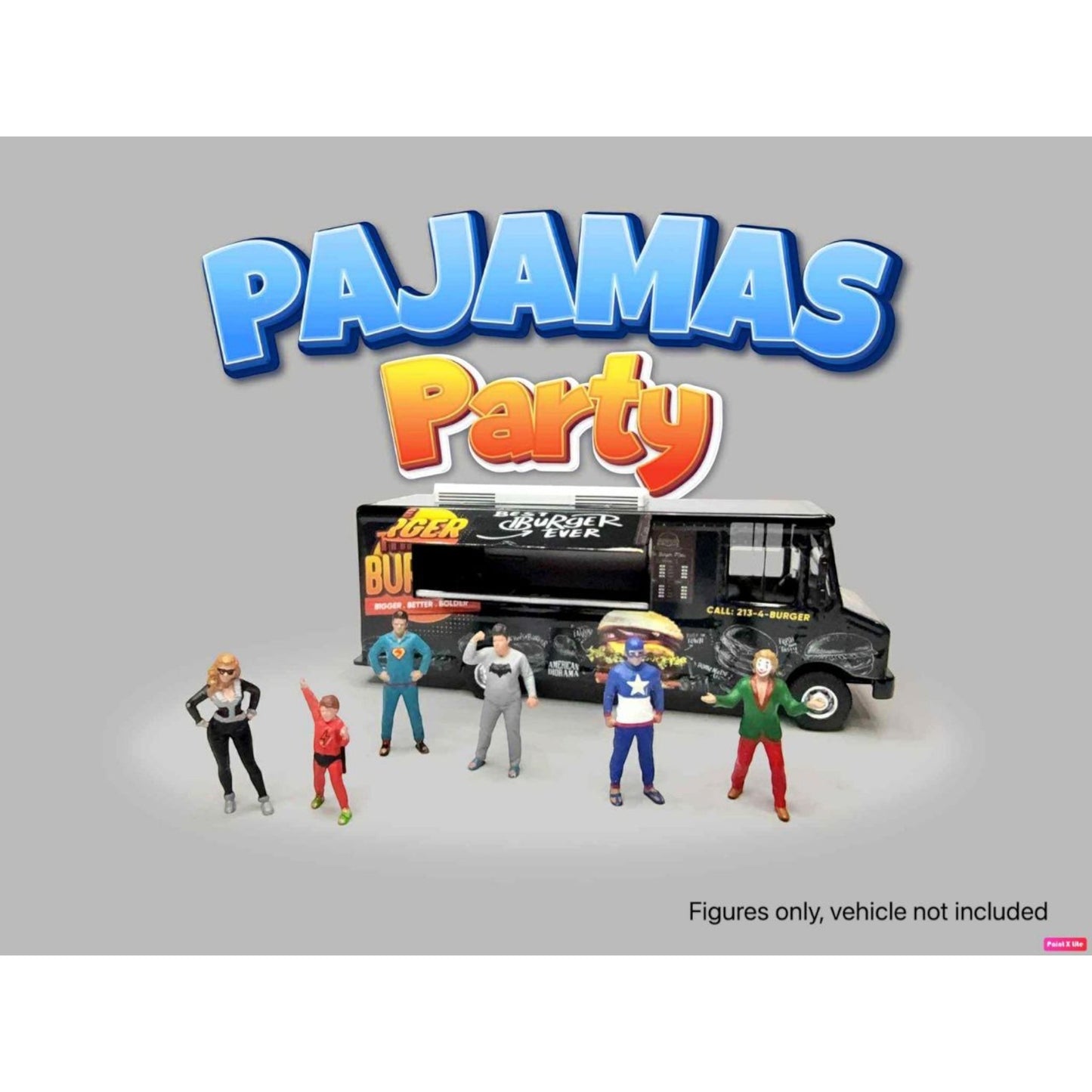 American Diorama  - Pre-Order - Pajamas Party, Figuren Set - AD-2436