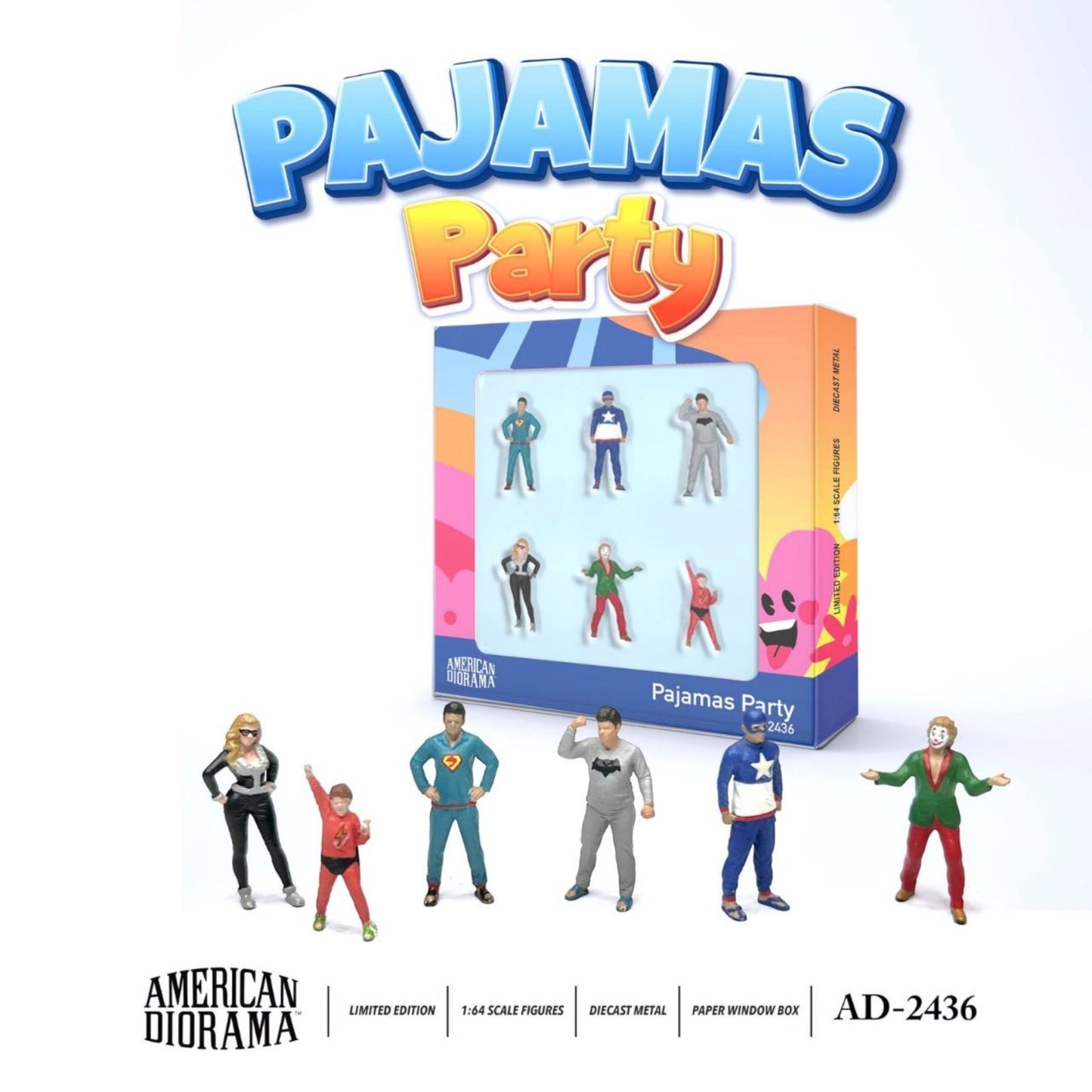 American Diorama  - Pre-Order - Pajamas Party, Figuren Set - AD-2436