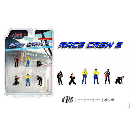 American Diorama - Pre-Order - Race Crew 2 Figuren Set - AD-2438