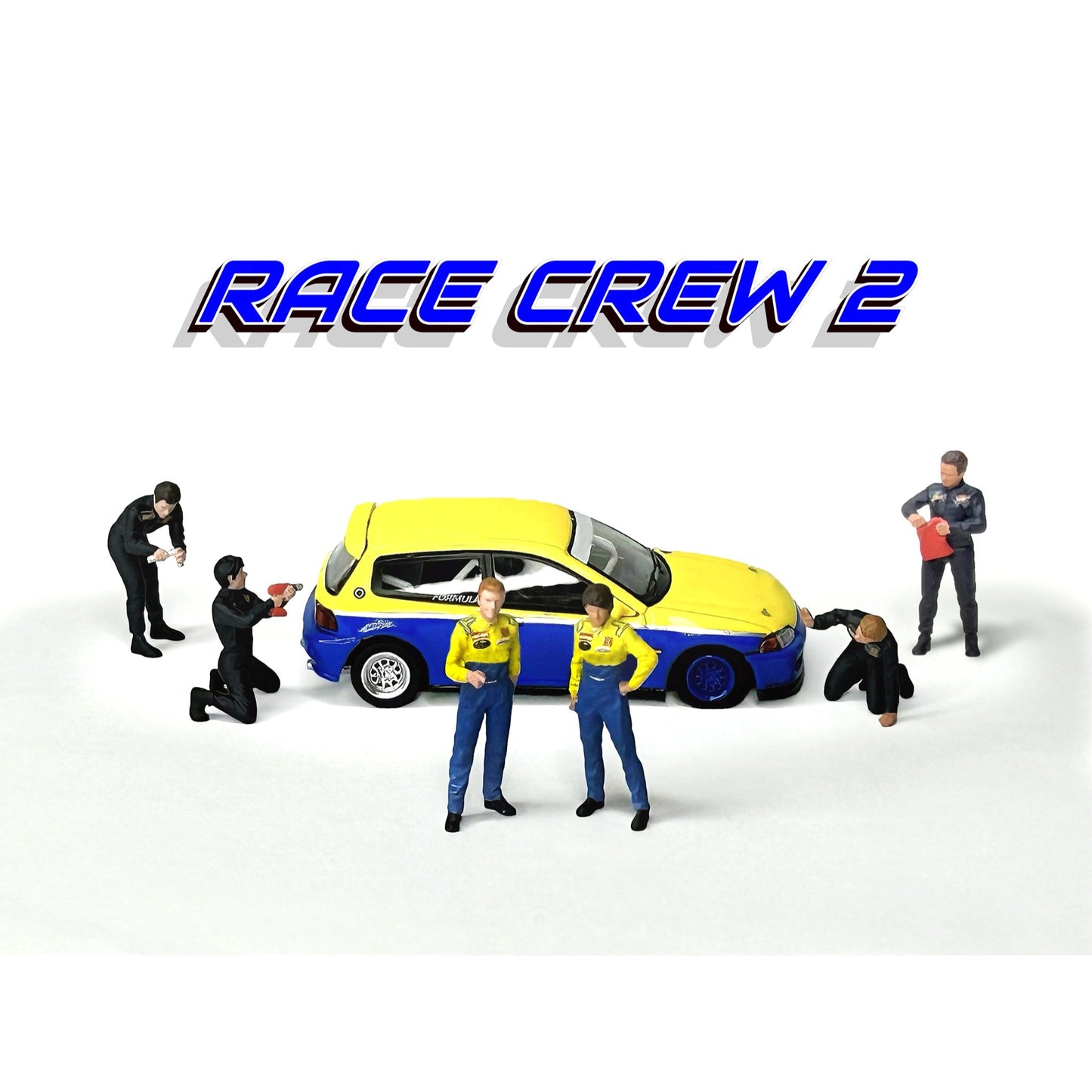 American Diorama - Pre-Order - Race Crew 2 Figuren Set - AD-2438