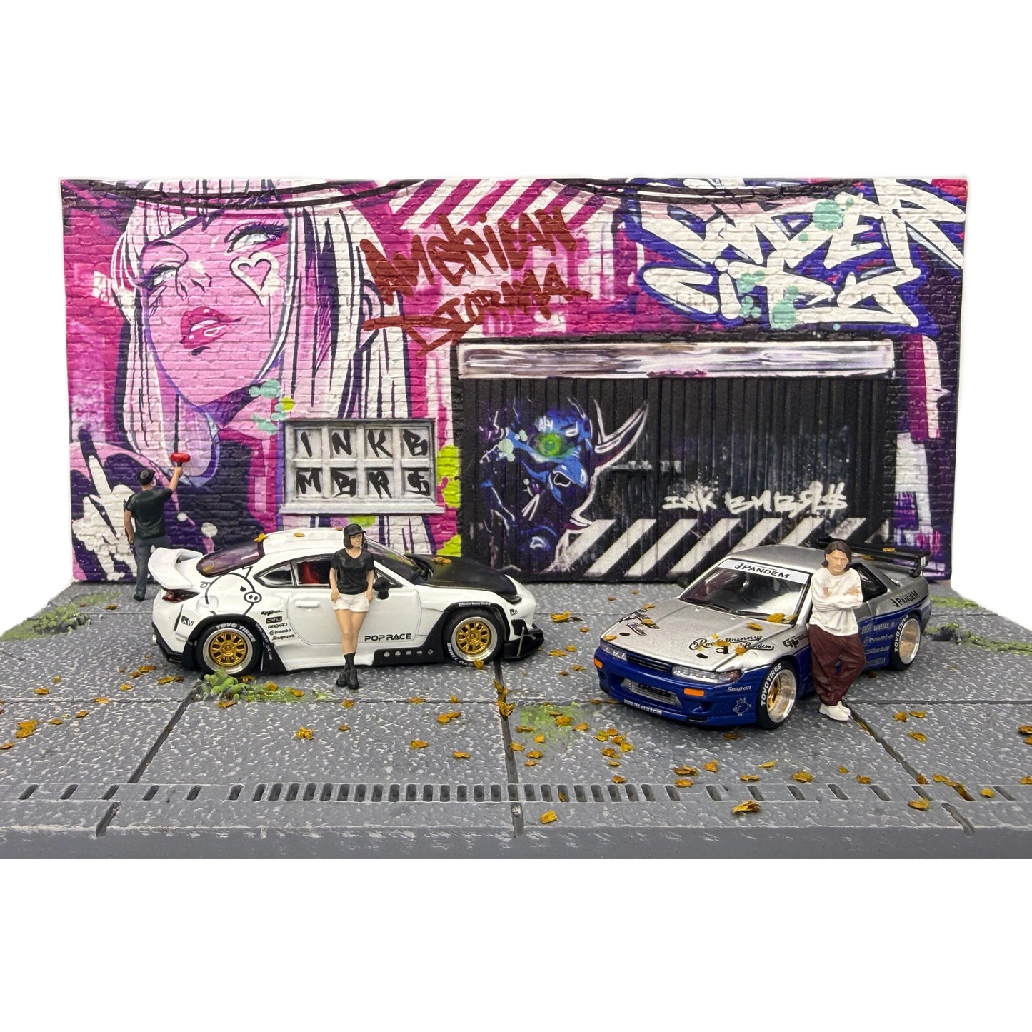 American Diorama - Pre-Order - Street Art Diorama - Cyber Punk A - AD-2458