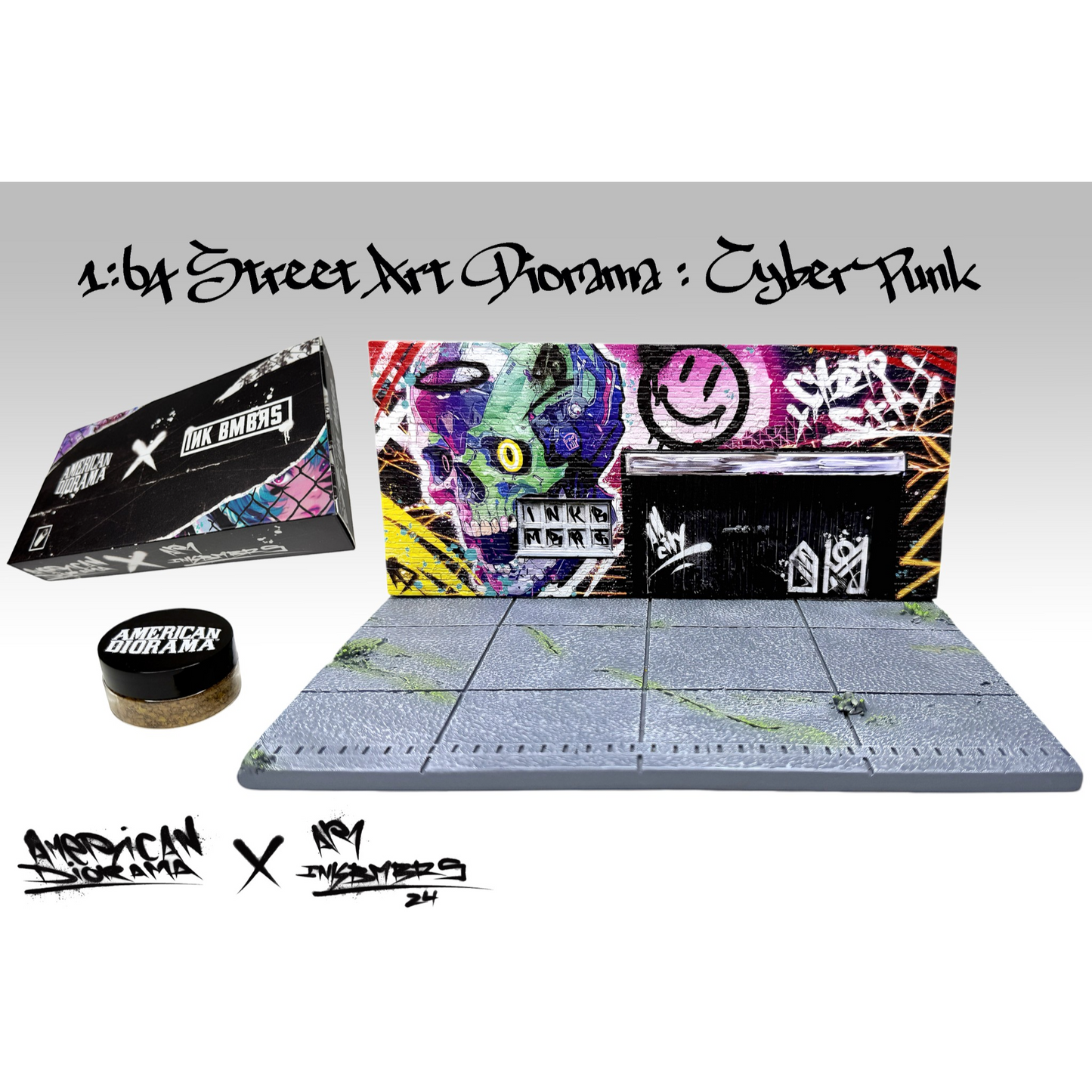 American Diorama - Pre-Order - Street Art Diorama - Cyber Punk B - AD-2459
