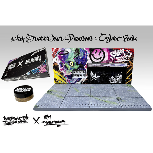 American Diorama - Pre-Order - Street Art Diorama - Cyber Punk B - AD-2459