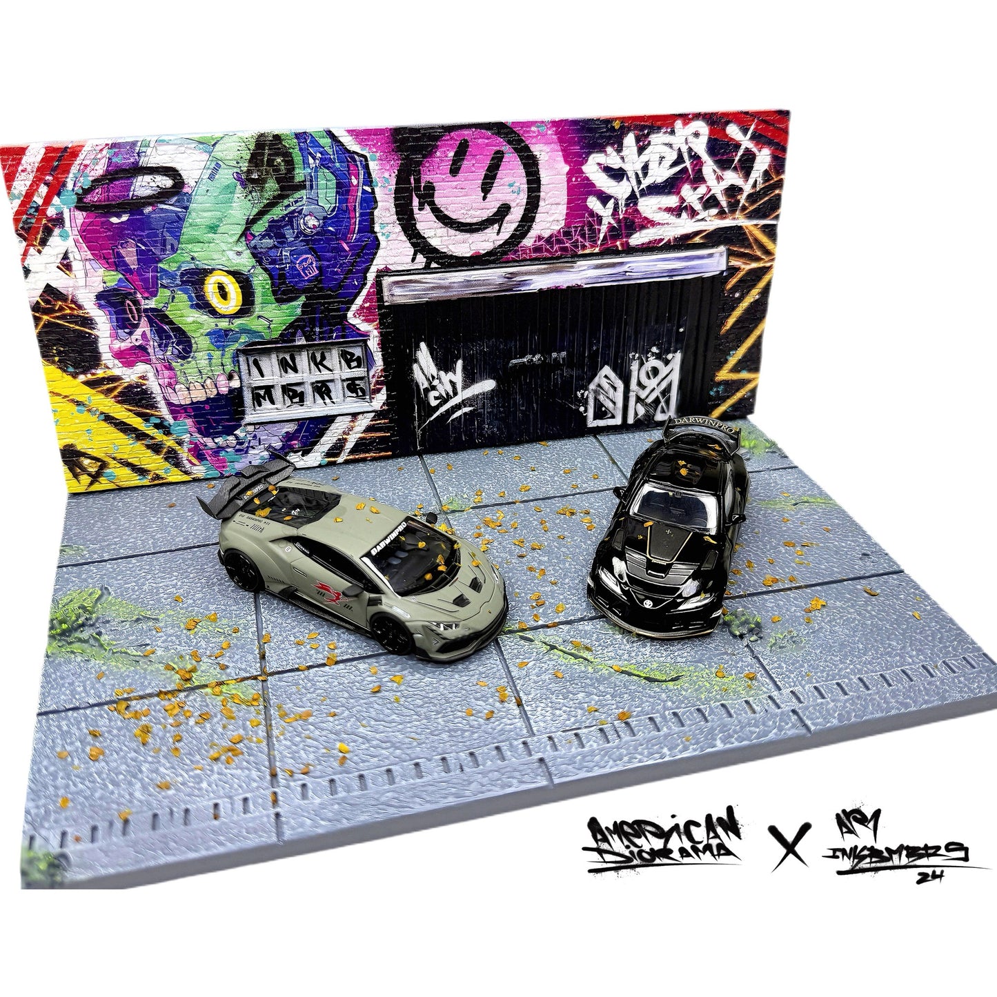 American Diorama - Pre-Order - Street Art Diorama - Cyber Punk B - AD-2459