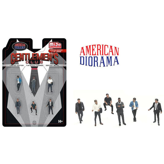 American Diorama - Gentlemen's Club, Diecast Figure's - AD-64528-MJ