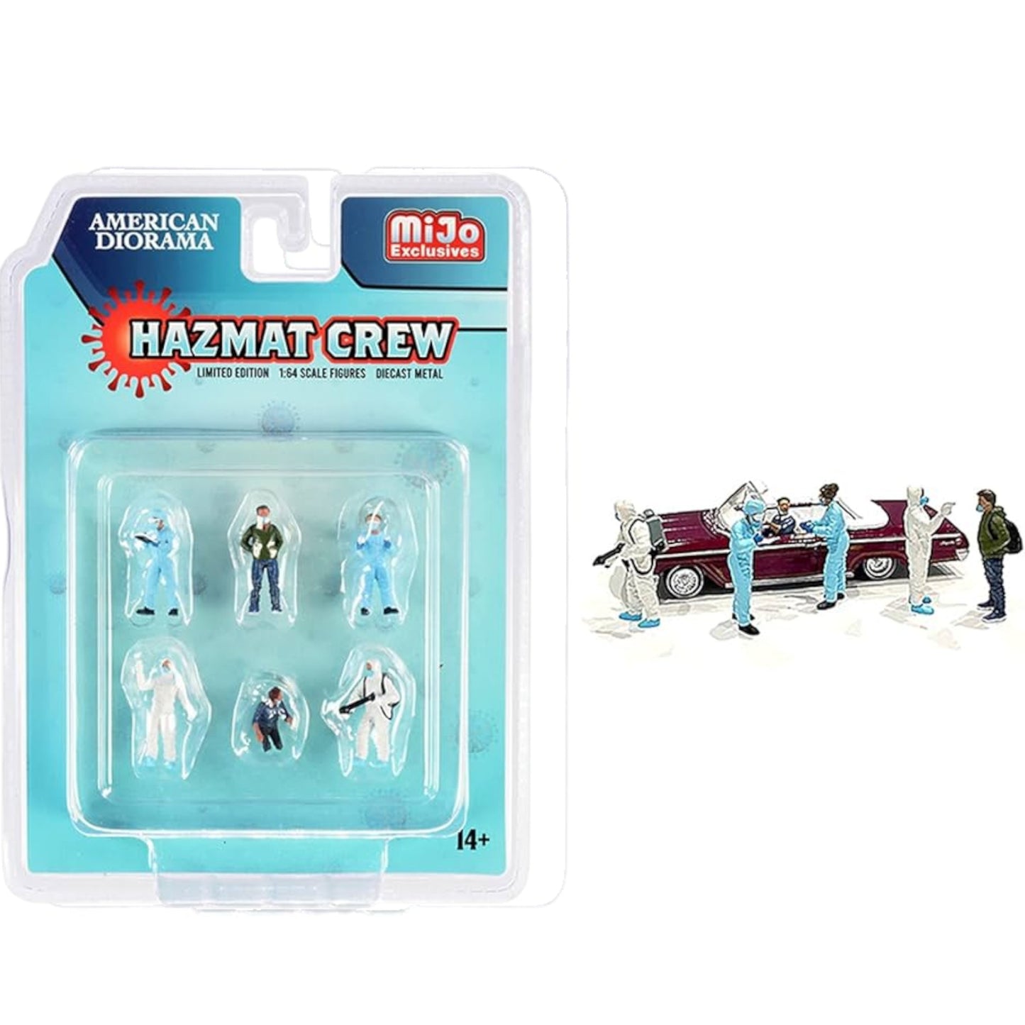 American Diorama - Hazmat Crew Set - AD-76466
