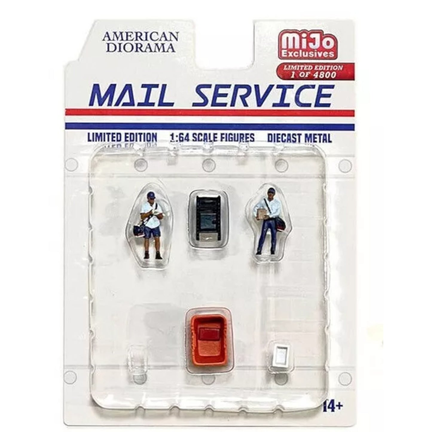 American Diorama - Mail Service Mijo Figure set - AD-76491-MJ - Mijo-Exclusive