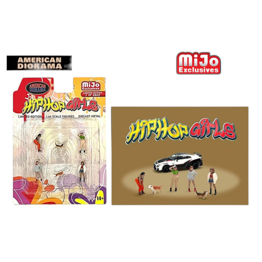 American Diorama - Hip Hop Girls, Diecast Figure's - AD-76505
