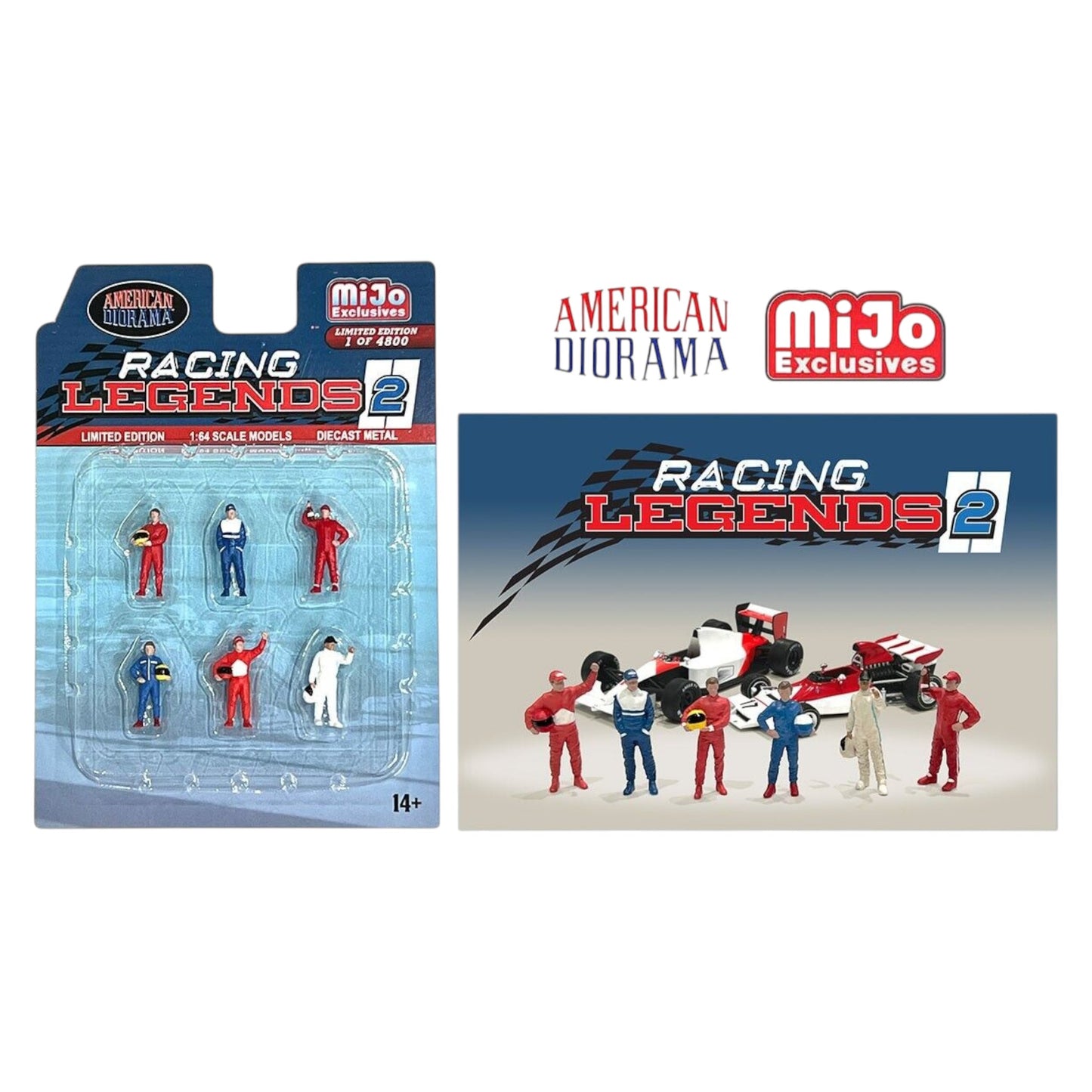 American Diorama - Racing Legends #2 Figure Set - AD-76511