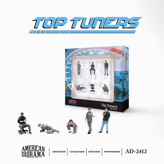 American Diorama - Top Tuners set - AD-2412MJ - Mijo Exclusice 1:64