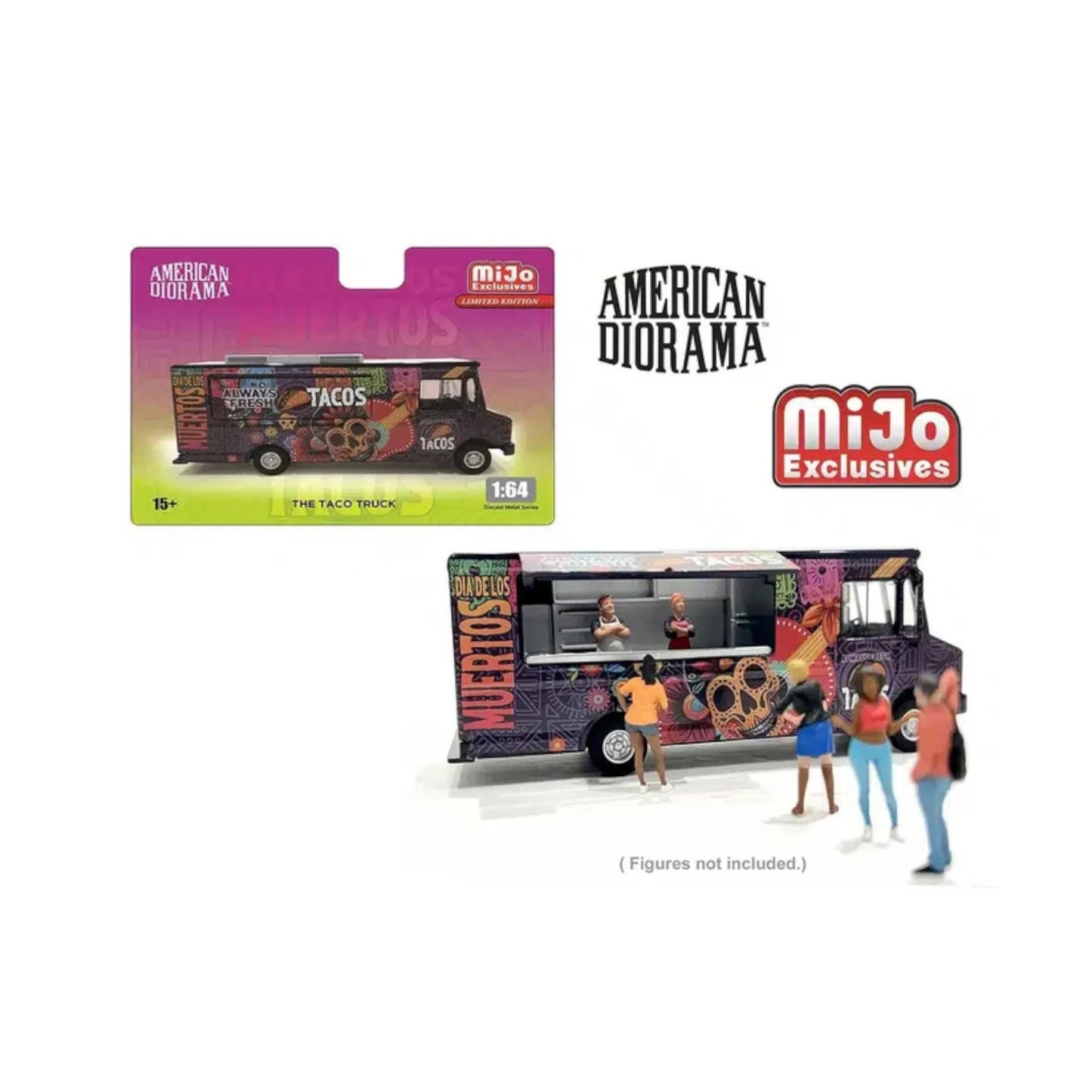 American Diorama - Taco Food Truck - AD-70100MJ - Mijo Exclusice - 1:64