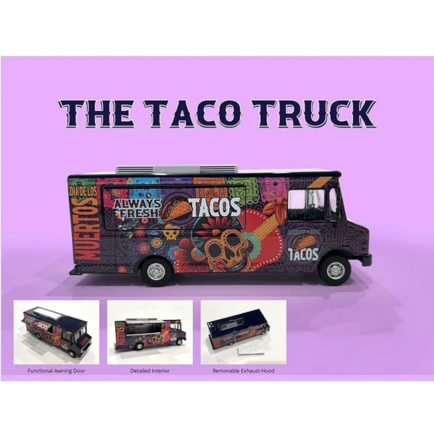 American Diorama - Taco Food Truck - AD-70100MJ - Mijo Exclusice - 1:64