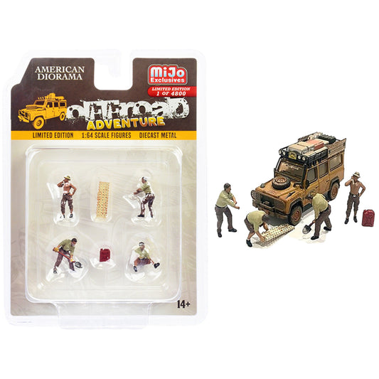American Diorama - Off Road Adventure Figure Set - AD-76492 - Mijo-Exclusive - 1:64