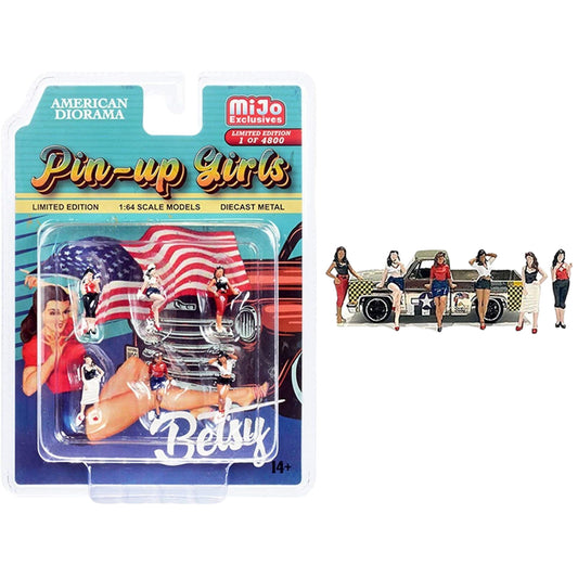 American Diorama - Pin Up Girls Mijo Figure set - AD-76494 - Mijo-Exclusive - 1:64