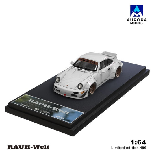 Aurora Models - Pre-Order - Porsche RWB964 pearl white - AM640882