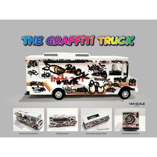 American Diorama  - Pre-Order - Food Truck - Graffiti Style - AD-70102