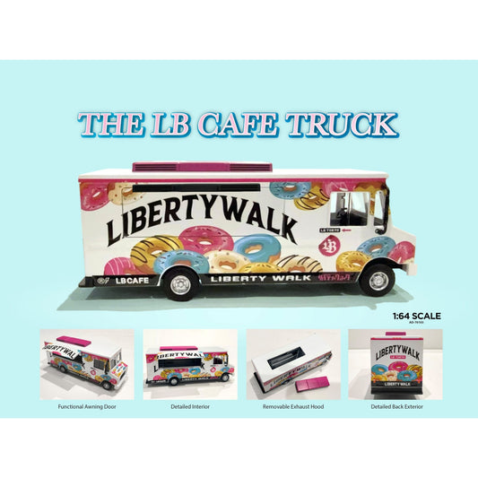 American Diorama  - Pre-Order - Food Truck - Liberty Walk Cafe - AD-70103