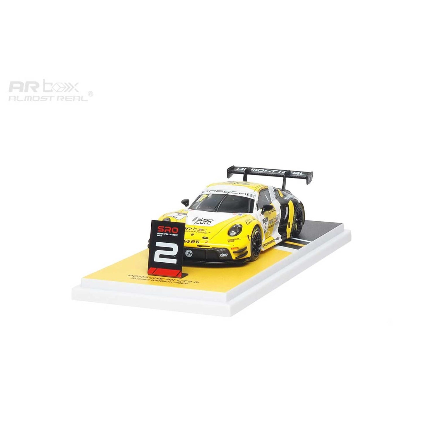 ARBox Almost Real - Pre-Order - Porsche 911 992 GT3 R #7 Absolute Racing Suzuka 1000 Km 2025"  ARB64-640001001
