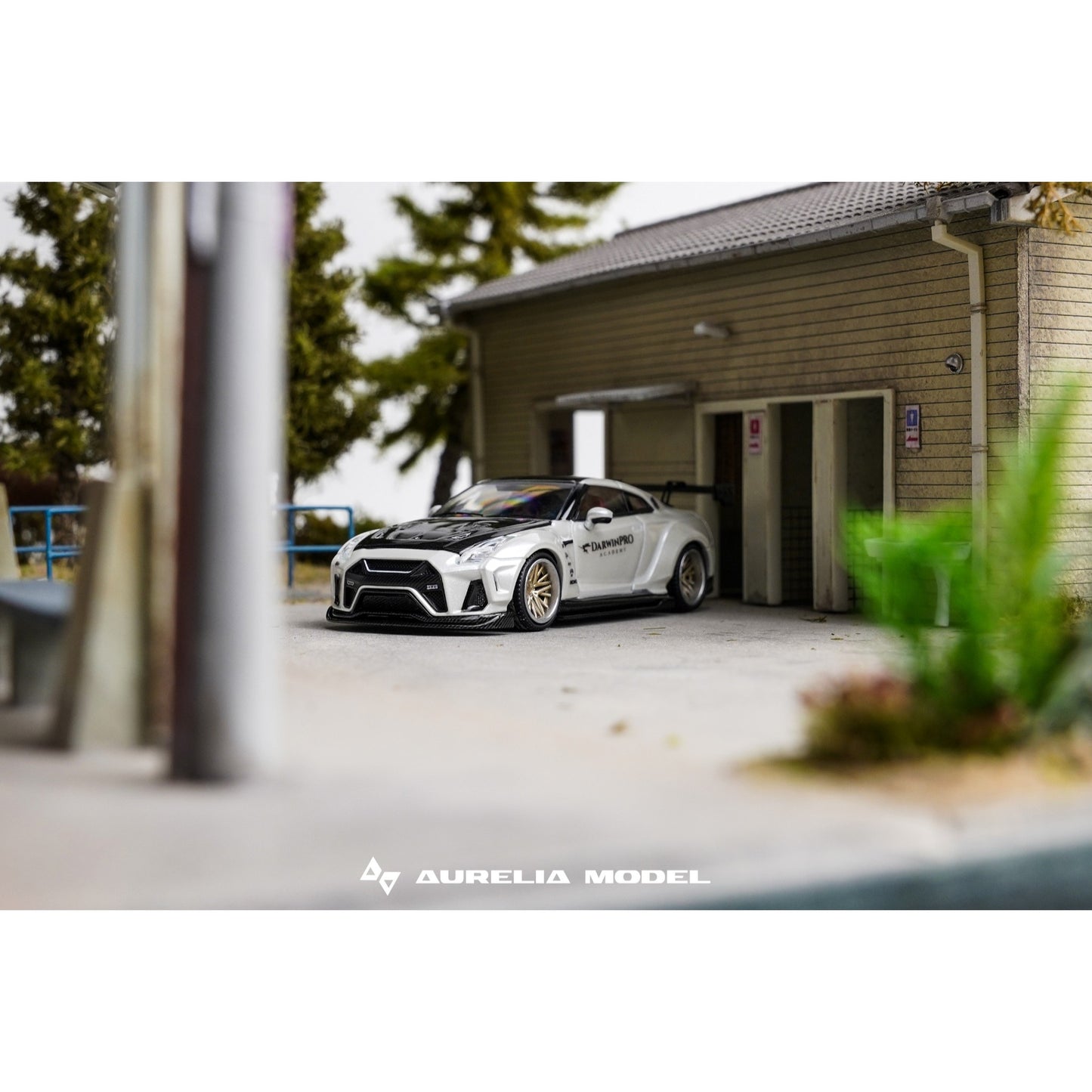 AureliaModel - Pre-Order - R35 DarwinPRO -White / GT Wing - ARM64-R35DP-WHI