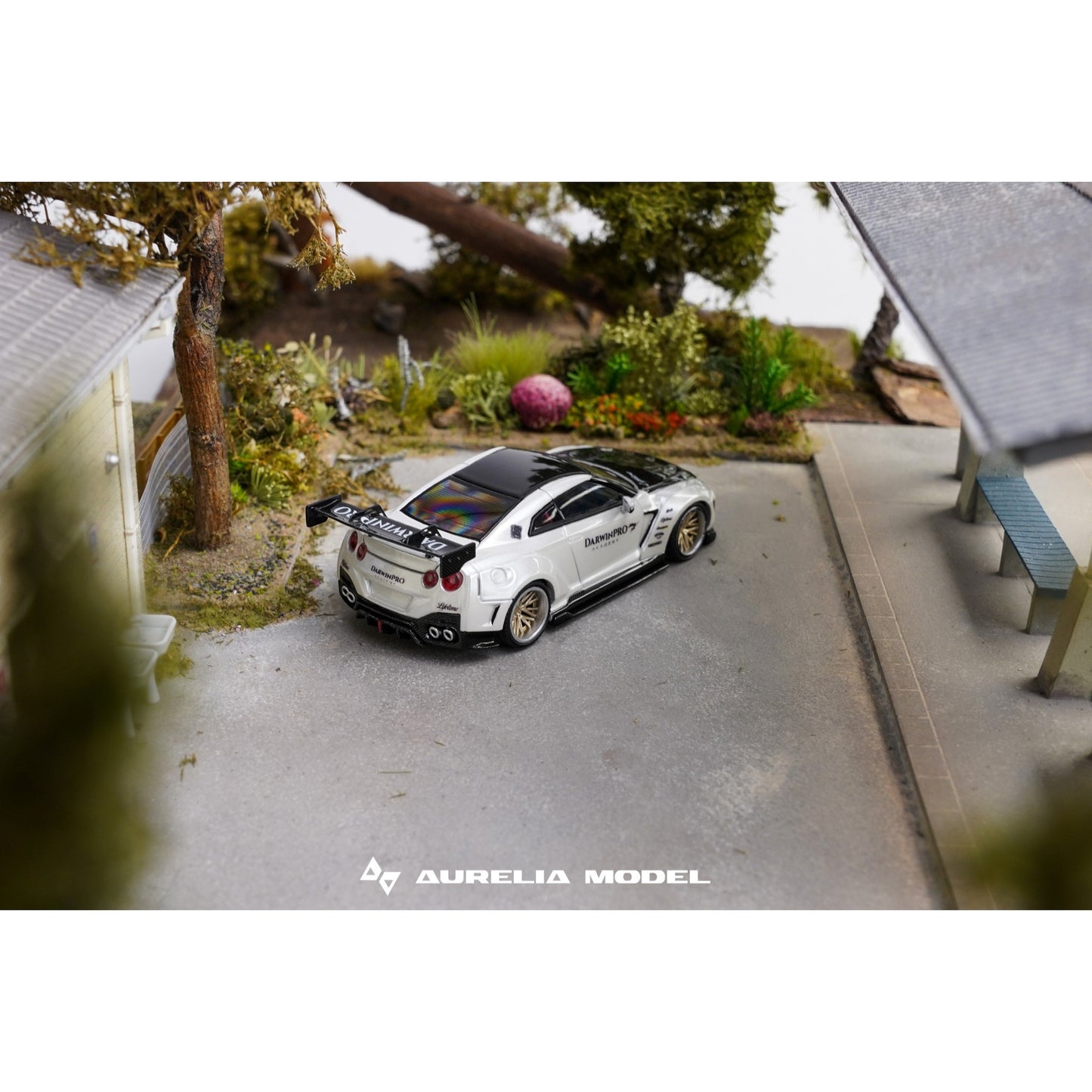 AureliaModel - Pre-Order - R35 DarwinPRO -White / GT Wing - ARM64-R35DP-WHI