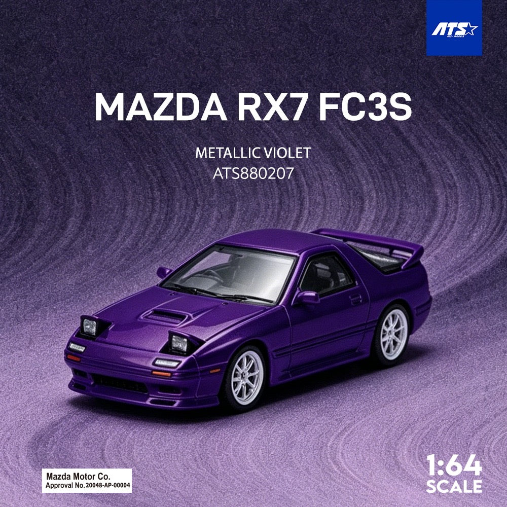 ATS Models - Pre-Order - Mazda RX-7 FC3S - Metallic Violet - ATS880207
