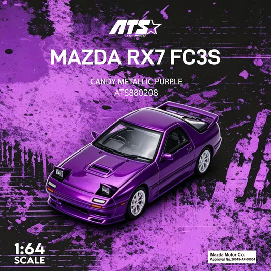 ATS Models - Pre-Order - MAZDA RX-7 FC3S - Metallic Candy Purple - ATS880208