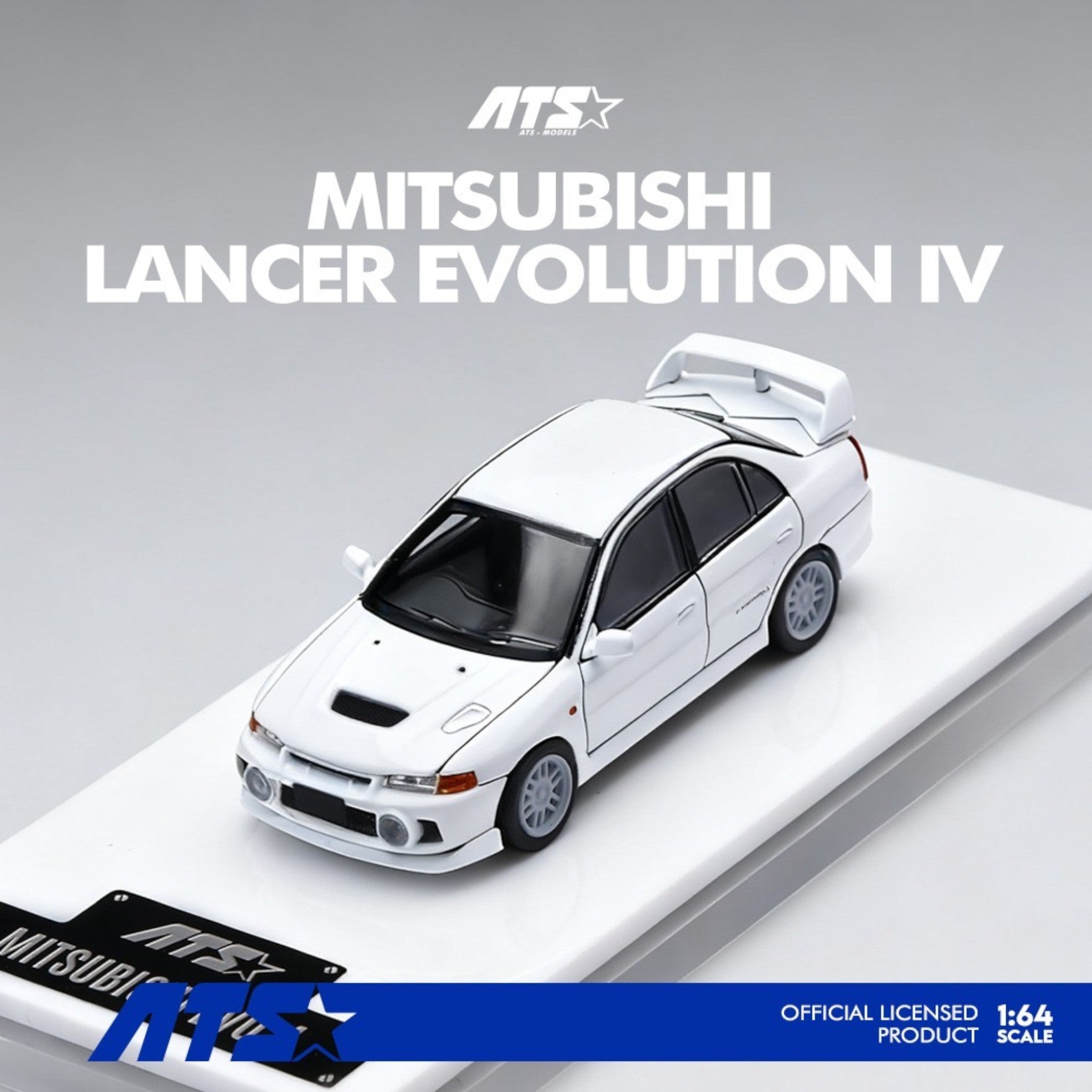 ATS Models - Mitsubishi EVO IV - White - ATS881001 – einszu64