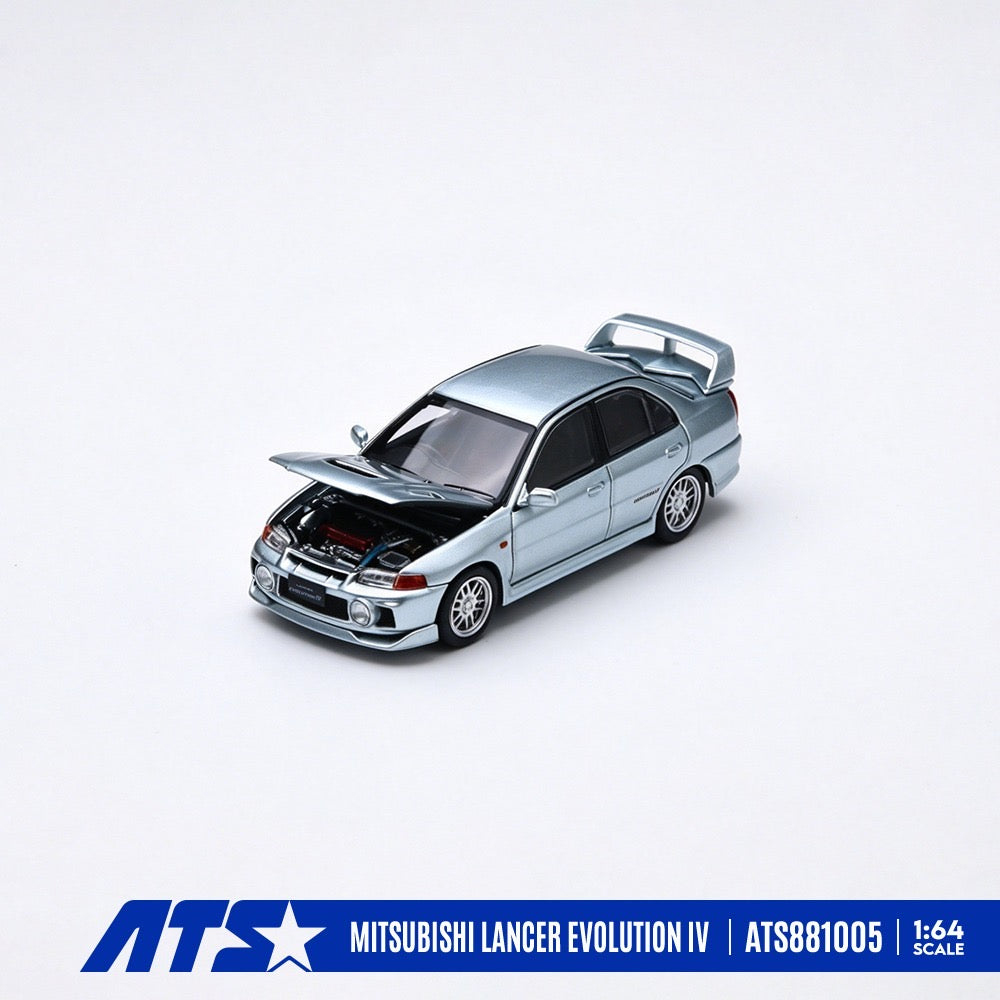 ATS Models - Pre-Order - MITSUBISHI LANCER EVOLUTION IV - Glacier Blue - ATS881005