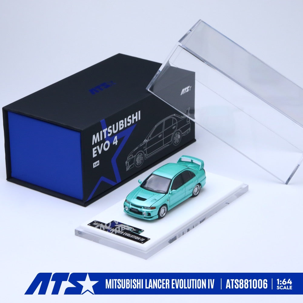 ATS Models - Pre-Order - MITSUBISHI LANCER EVOLUTION IV - Metallic Mint Green - ATS881006