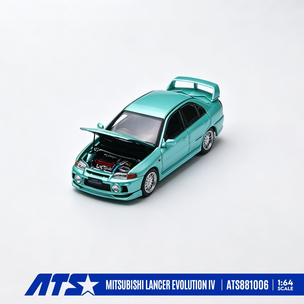 ATS Models - Pre-Order - MITSUBISHI LANCER EVOLUTION IV - Metallic Mint Green - ATS881006