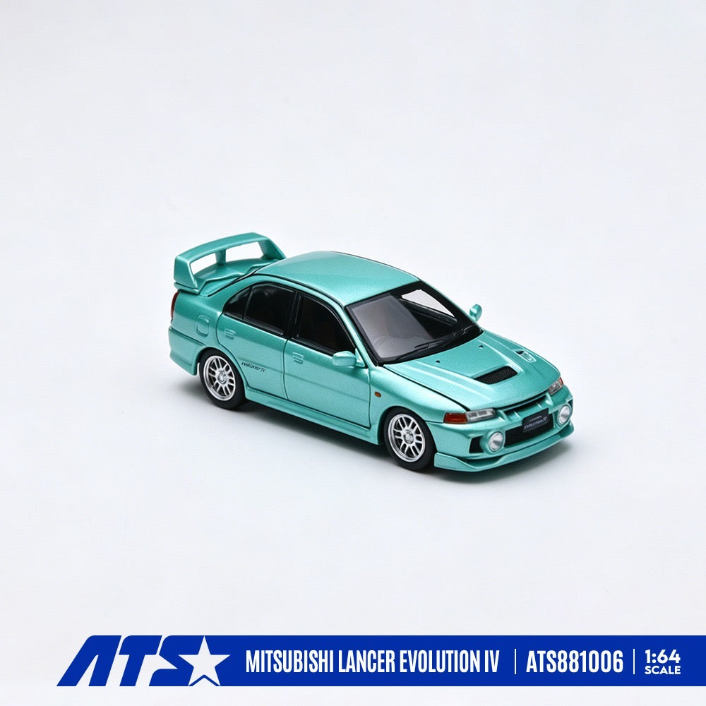 ATS Models - Pre-Order - MITSUBISHI LANCER EVOLUTION IV - Metallic Mint Green - ATS881006