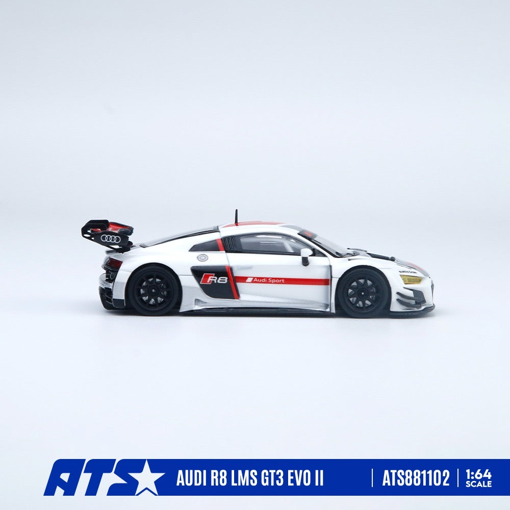 ATS Model - Pre-Order - AUDI R8 LMS GT3 EVO II Racing Team Tribute - White - ATS881102