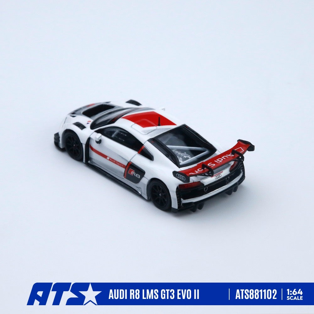 ATS Model - Pre-Order - AUDI R8 LMS GT3 EVO II Racing Team Tribute - White - ATS881102
