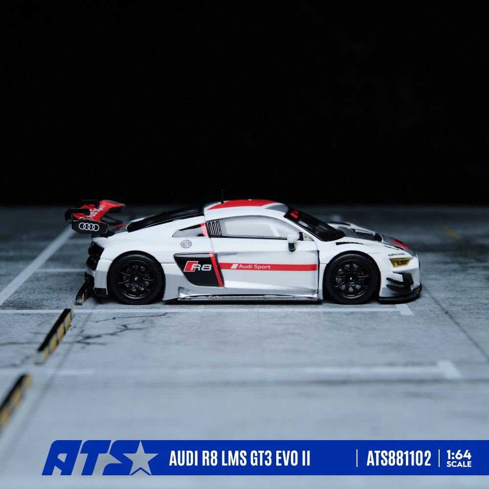 ATS Model - Pre-Order - AUDI R8 LMS GT3 EVO II Racing Team Tribute - White - ATS881102