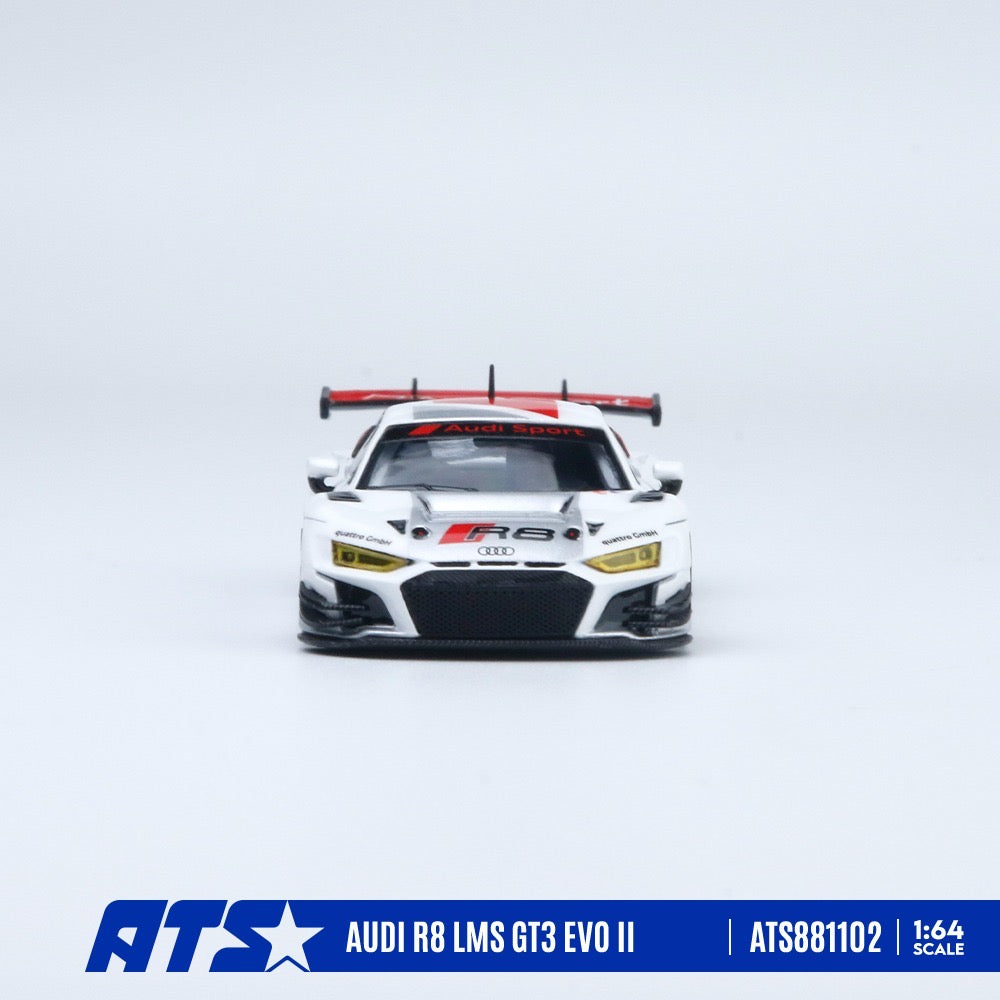 ATS Model - Pre-Order - AUDI R8 LMS GT3 EVO II Racing Team Tribute - White - ATS881102