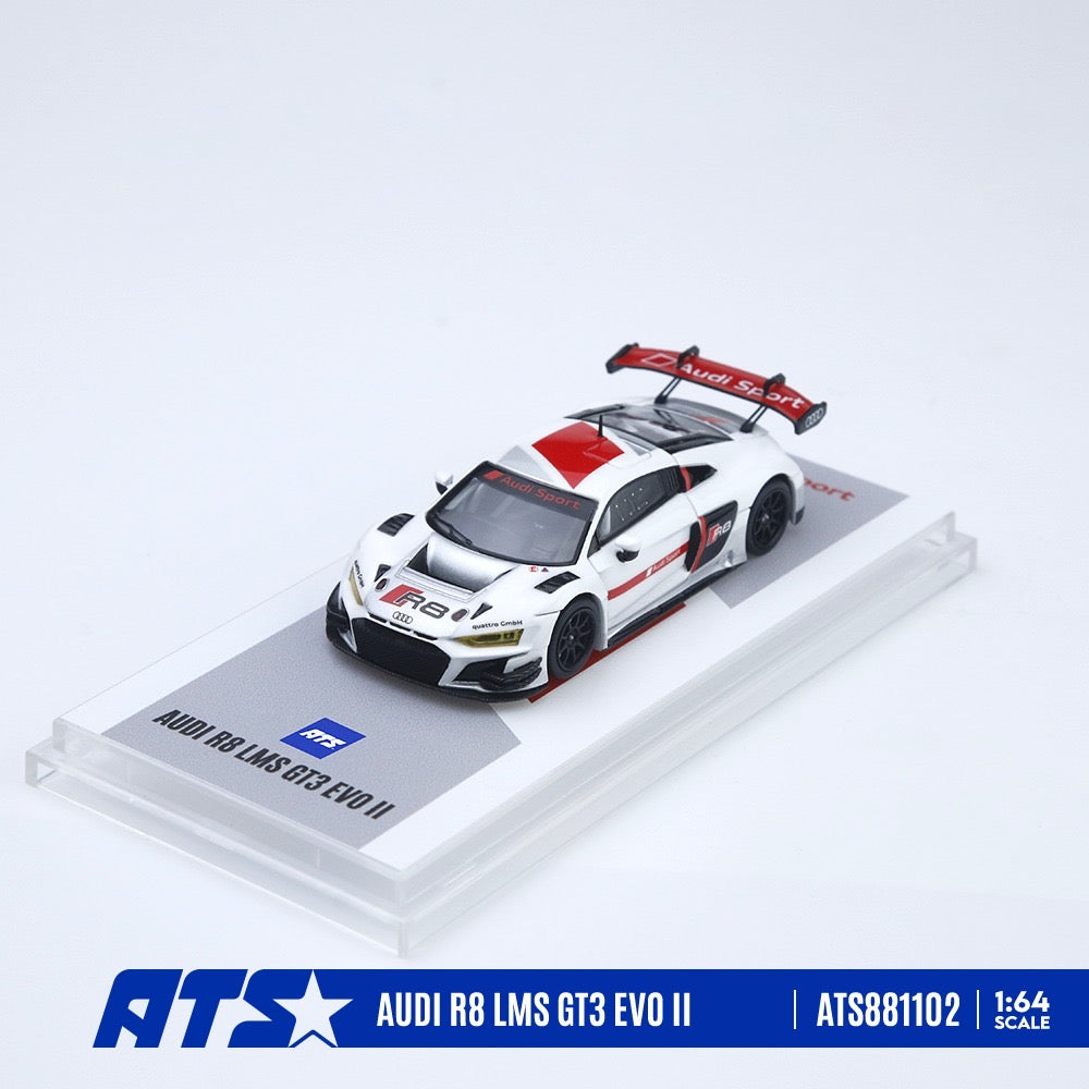 ATS Model - Pre-Order - AUDI R8 LMS GT3 EVO II Racing Team Tribute - White - ATS881102