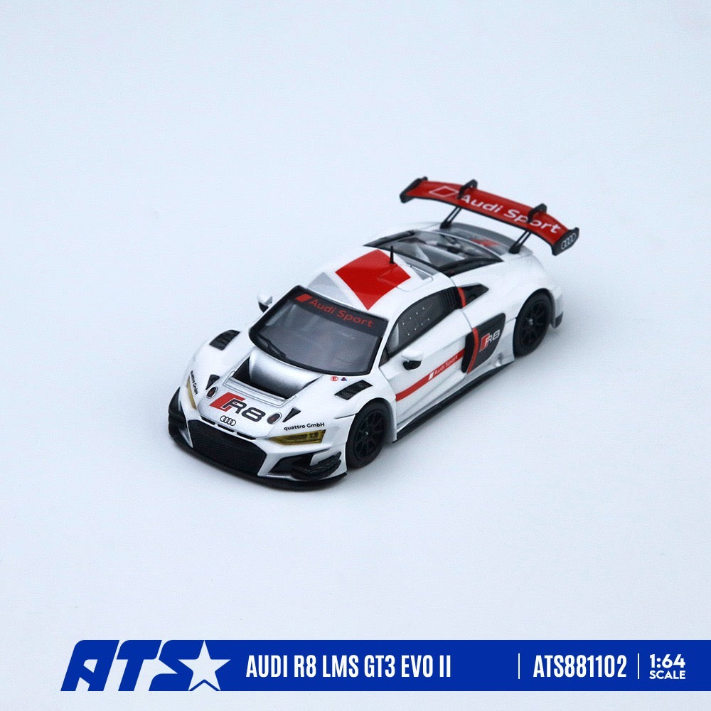 ATS Model - Pre-Order - AUDI R8 LMS GT3 EVO II Racing Team Tribute - White - ATS881102
