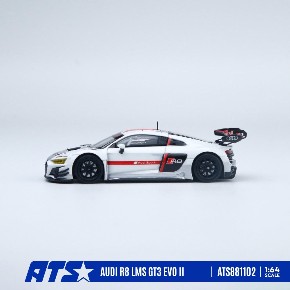 ATS Model - Pre-Order - AUDI R8 LMS GT3 EVO II Racing Team Tribute - White - ATS881102