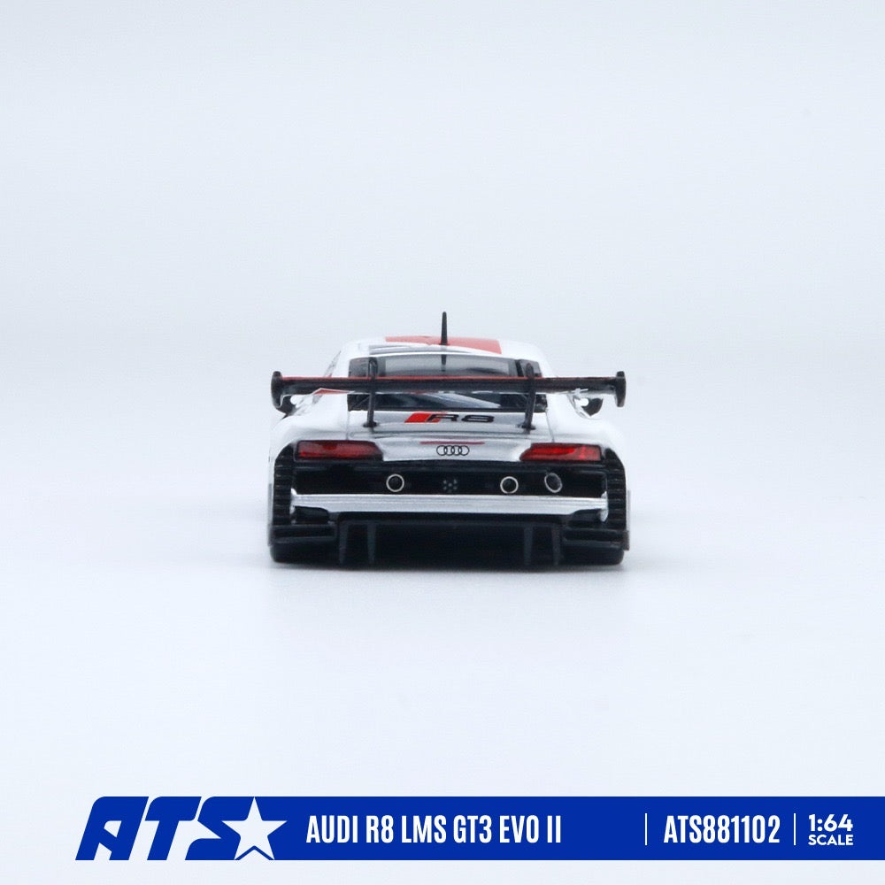 ATS Model - Pre-Order - AUDI R8 LMS GT3 EVO II Racing Team Tribute - White - ATS881102