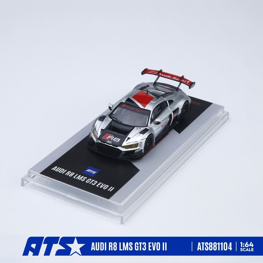 ATS Model - Pre-Order - AUDI R8 LMS GT3 EVO II Racing Team Tribute - Silver - ATS881104