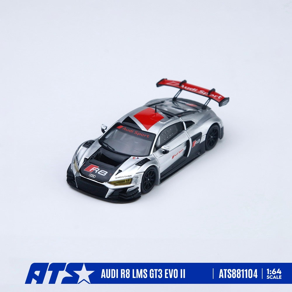 ATS Model - Pre-Order - AUDI R8 LMS GT3 EVO II Racing Team Tribute - Silver - ATS881104