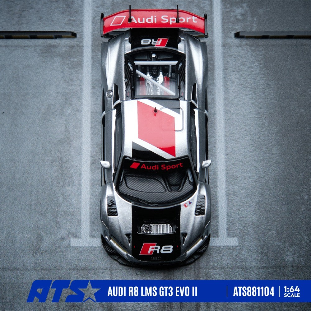 ATS Model - Pre-Order - AUDI R8 LMS GT3 EVO II Racing Team Tribute - Silver - ATS881104