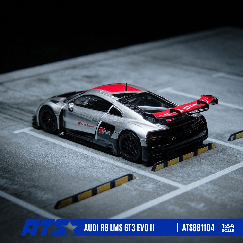 ATS Model - Pre-Order - AUDI R8 LMS GT3 EVO II Racing Team Tribute - Silver - ATS881104