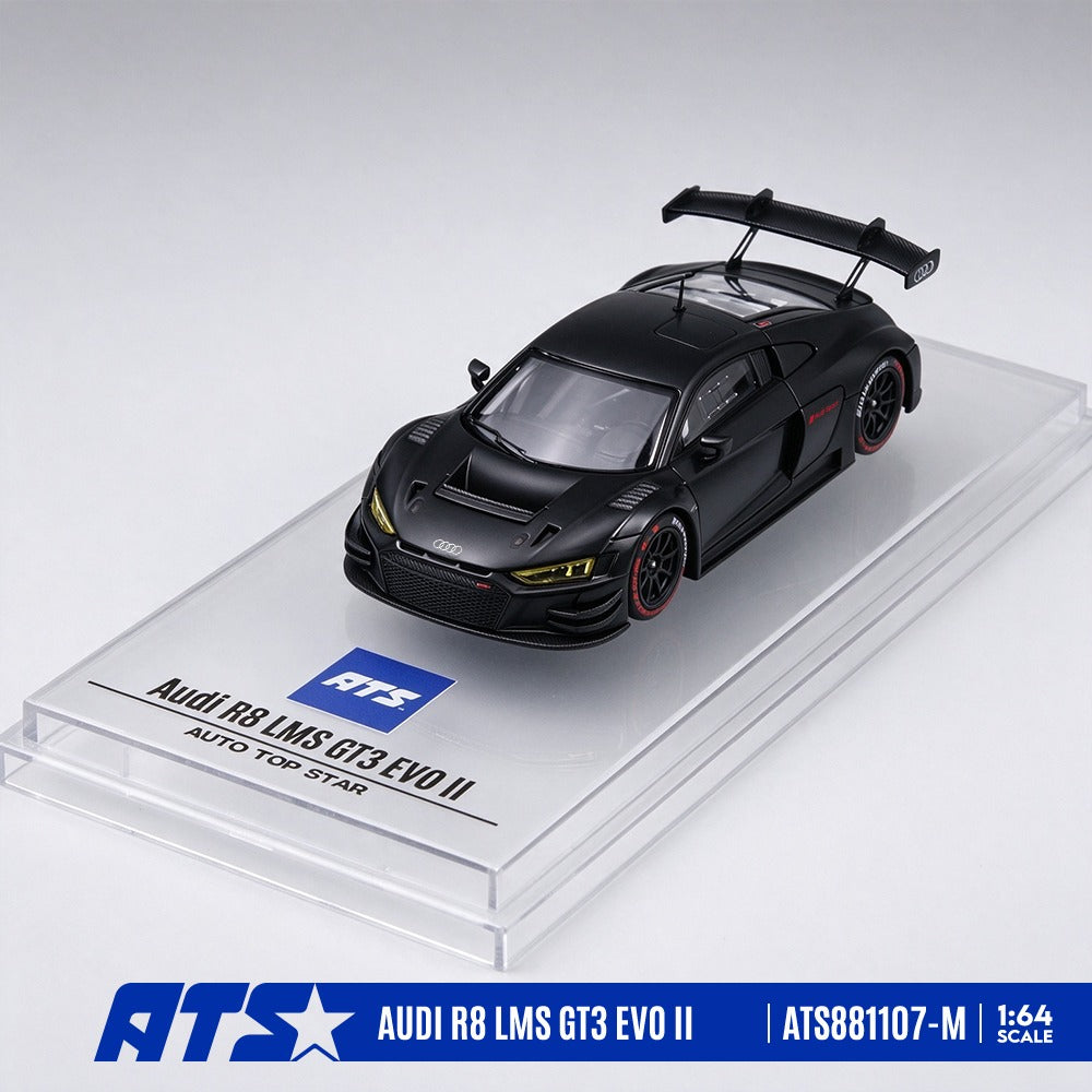 ATS Model - Pre-Order - Audi R8 LMS GT3 EVO II Designer Edition - Matte Black - ATS881107-M