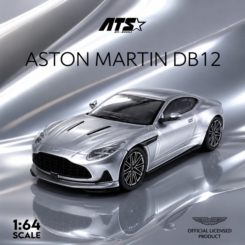 ATS Models - Pre-Order - Aston Martin DB12, Lightning Silver - ATS881307